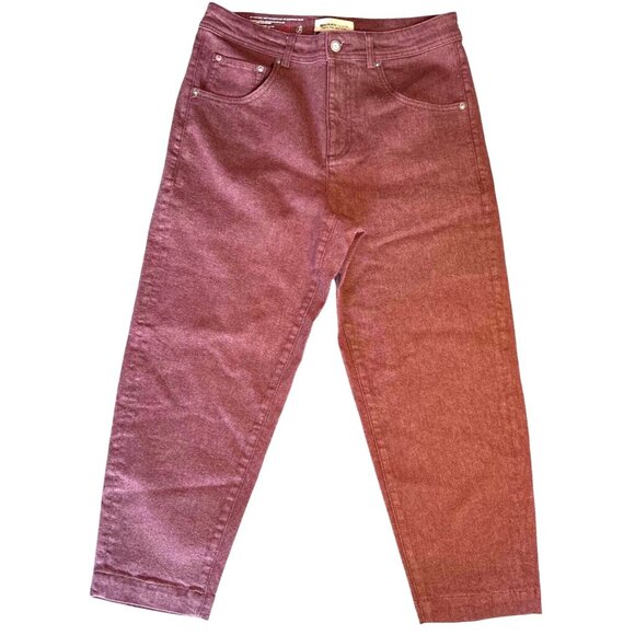 Baykan Denim Mauve Design Sample Jeans Cropped Fit - Picture 5 of 16